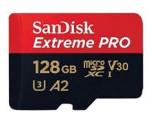 کارت حافظه  سن دیسک مدل Extreme Pro سرعت 633X 170MBps کلاس 10 ظرفیت 128 گیگابایت